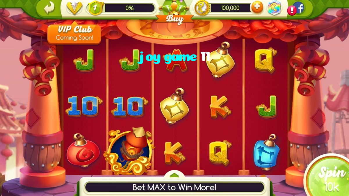 joy game 11 casino presented on mobile device in Pakistan with slots and live games